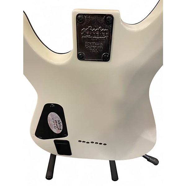 Used Schecter Guitar Research Demon 7 String Vintage White Solid Body Electric Guitar