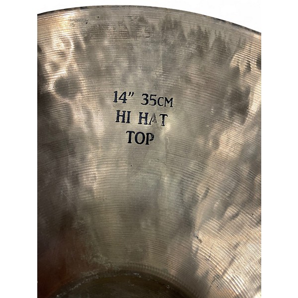 Used Soultone 14in EXTRA HAMMERED HI HATS Cymbal
