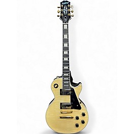 Used Epiphone LES PAUL CUSTOM BLACKBACK LIMITED EDITION Antique Ivory Solid Body Electric Guitar