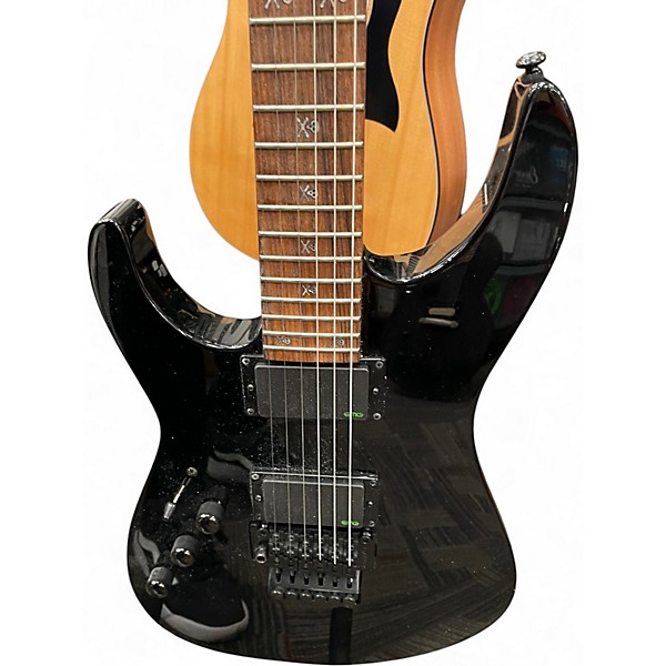 Used ESP LTD KH602LH Kirk Hammett Signature Black Solid Body Electric Guitar
