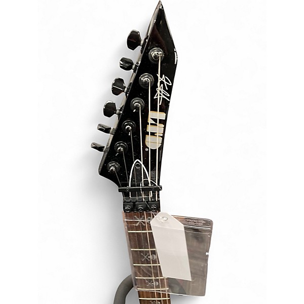 Used ESP LTD KH602LH Kirk Hammett Signature Black Solid Body Electric Guitar