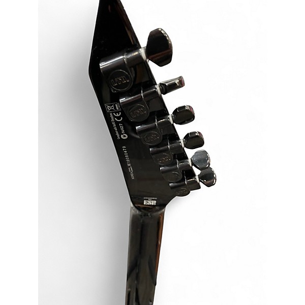 Used ESP LTD KH602LH Kirk Hammett Signature Black Solid Body Electric Guitar