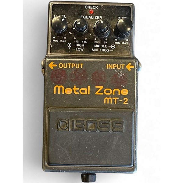 Used BOSS MT2 Metal Zone Distortion Effect Pedal
