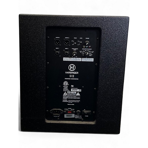 Used Harbinger S12 Powered Subwoofer