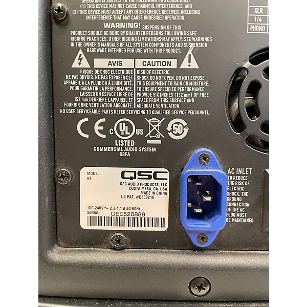 Used QSC K8 Powered Speaker