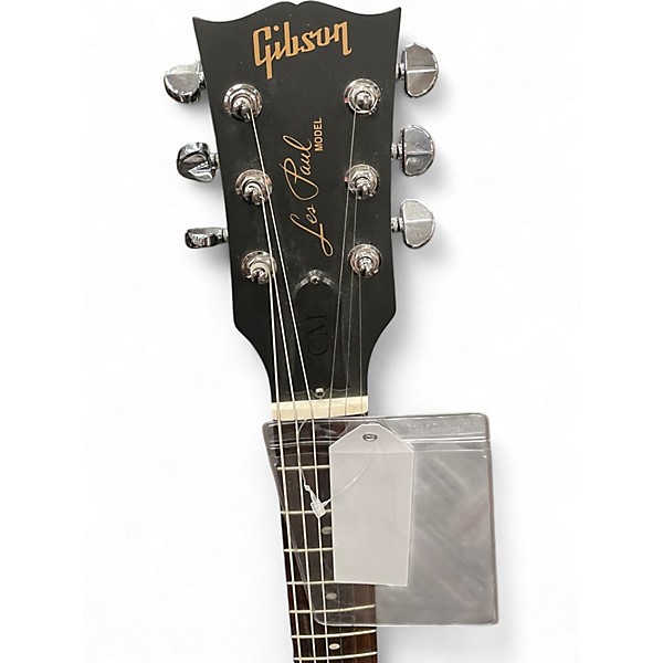 Used Gibson Les Paul CM 2015 Trans Black Solid Body Electric Guitar