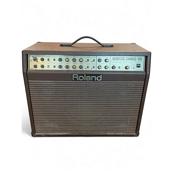 Used Roland Acoustic Chorus-100 Acoustic Guitar Combo Amp