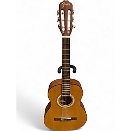 Used Fender FFA-25N-3/4 Natural Classical Acoustic Guitar