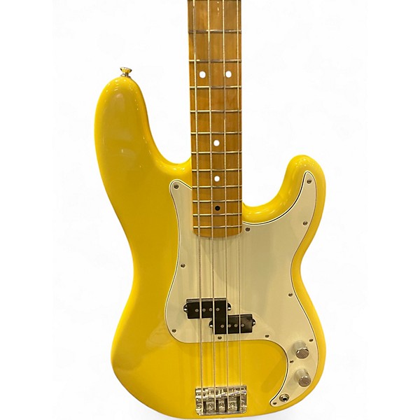 Used Fender Player Precision Bass TV Yellow Electric Bass Guitar