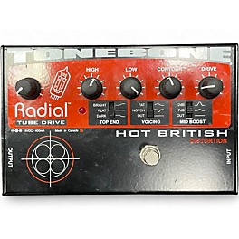Used Radial Engineering Tonebone Hot British Tube Drive Effect Pedal
