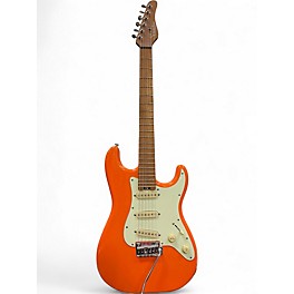 Used Schecter Guitar Research Nick Johnston Signature Atomic Orange Solid Body Electric Guitar