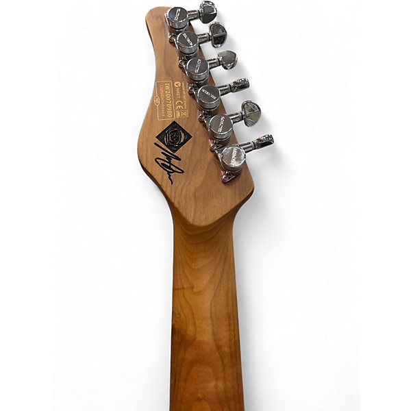 Used Schecter Guitar Research Nick Johnston Signature Atomic Orange Solid Body Electric Guitar