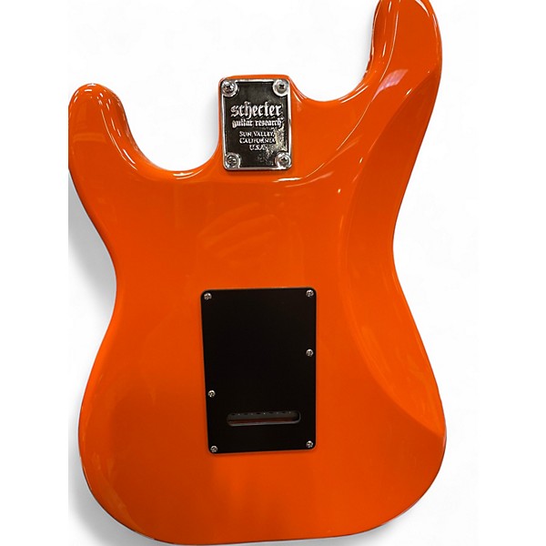 Used Schecter Guitar Research Nick Johnston Signature Atomic Orange Solid Body Electric Guitar