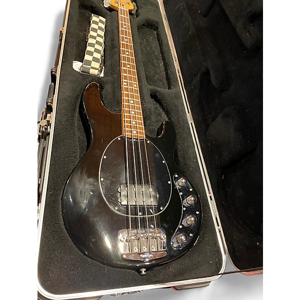 Used Ernie Ball Music Man Stingray H black Electric Bass Guitar