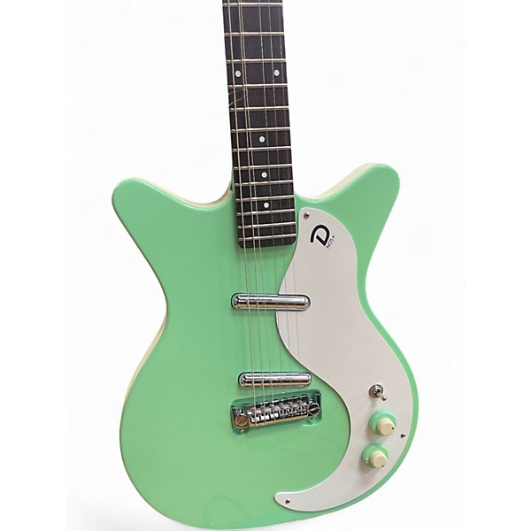 Used Danelectro 59M NOS+ Seafoam Green Solid Body Electric Guitar