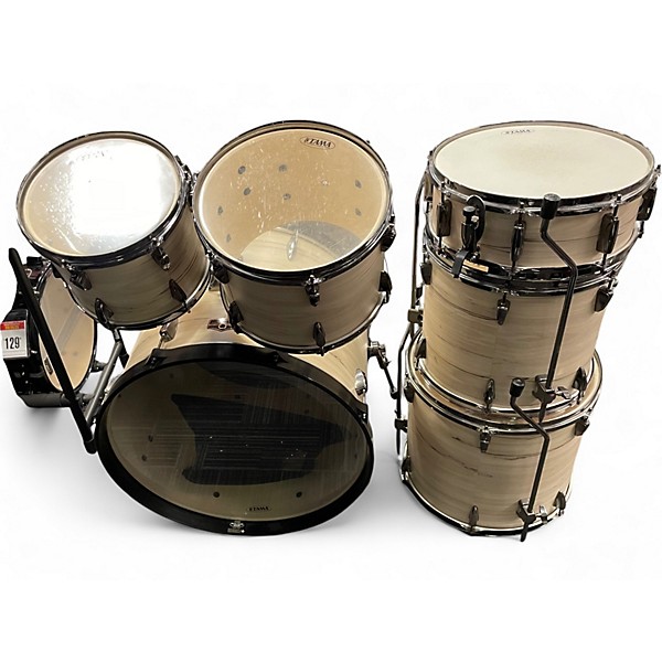 Used TAMA 6 Piece Imperialstar Zebrawood Drum Kit