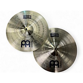 Used MEINL 14in HCS Hi Hat Pair Cymbal