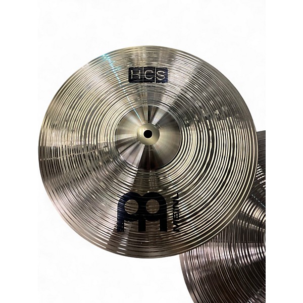 Used MEINL 14in HCS Hi Hat Pair Cymbal