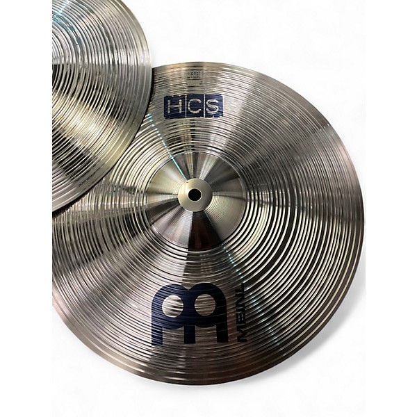 Used MEINL 14in HCS Hi Hat Pair Cymbal