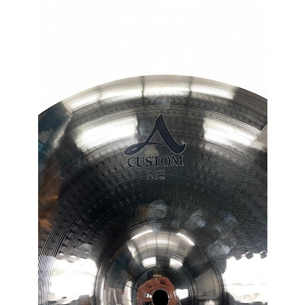 Used Zildjian 17in A Custom Crash Cymbal