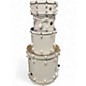 Used 2014 Crush Drums & Percussion 4 Piece Chameleon Birch White Drum Kit thumbnail