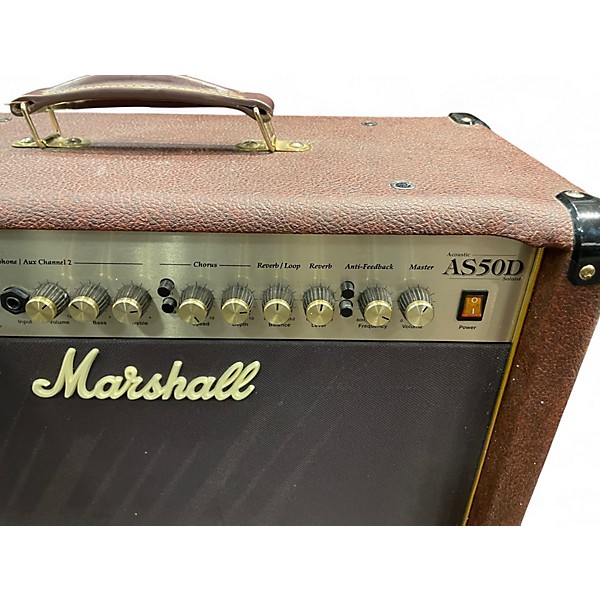 Used Marshall AS50D 50W 2X8 Acoustic Guitar Combo Amp
