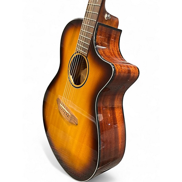 Used Breedlove Discovery Concert 2 Tone Sunburst Acoustic Guitar