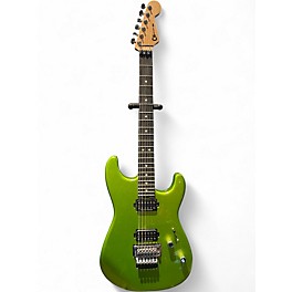 Used Charvel Pro-Mod San Dimas Style 1 HH FR E Lime Green Metallic Solid Body Electric Guitar