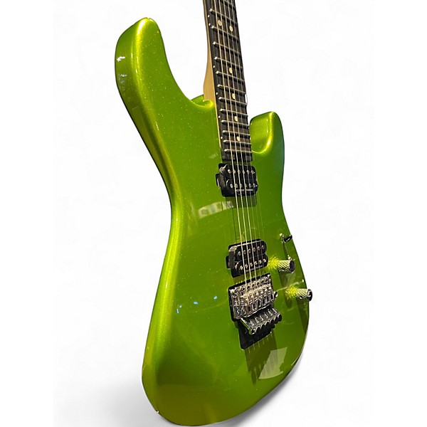 Used Charvel Pro-Mod San Dimas Style 1 HH FR E Lime Green Metallic Solid Body Electric Guitar