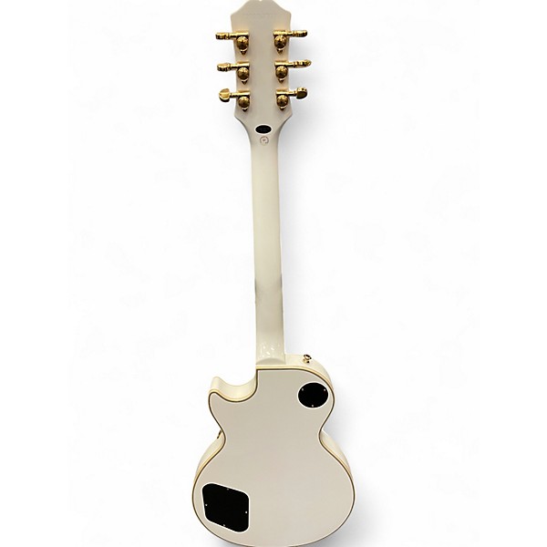 Used Epiphone Les Paul Custom Alpine White Solid Body Electric Guitar