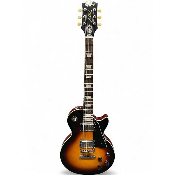 Used Epiphone Les Paul Custom Brown Sunburst Solid Body Electric Guitar