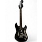 Used Squier STANDARD SERIES STRATOCASTER BLACK Solid Body Electric Guitar thumbnail