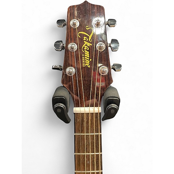 Used Takamine EG530SC Left Handed Natural Acoustic Electric Guitar