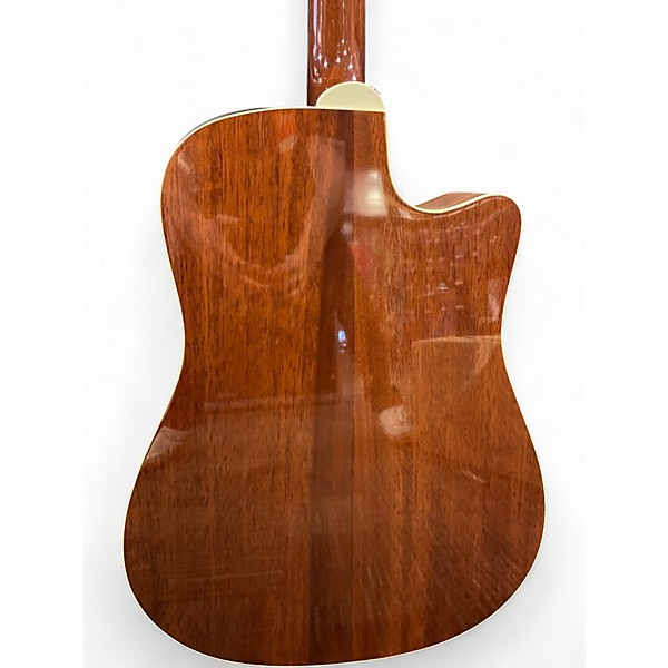 Used Takamine EG530SC Left Handed Natural Acoustic Electric Guitar