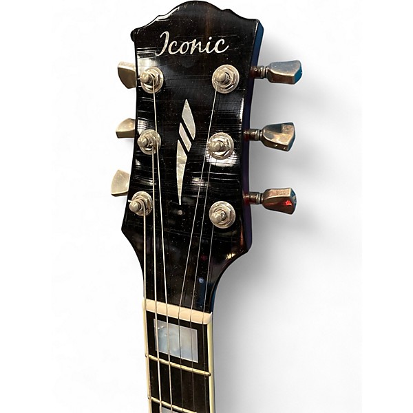 Used Iconic La Playa #855 Candy Apple Red Solid Body Electric Guitar