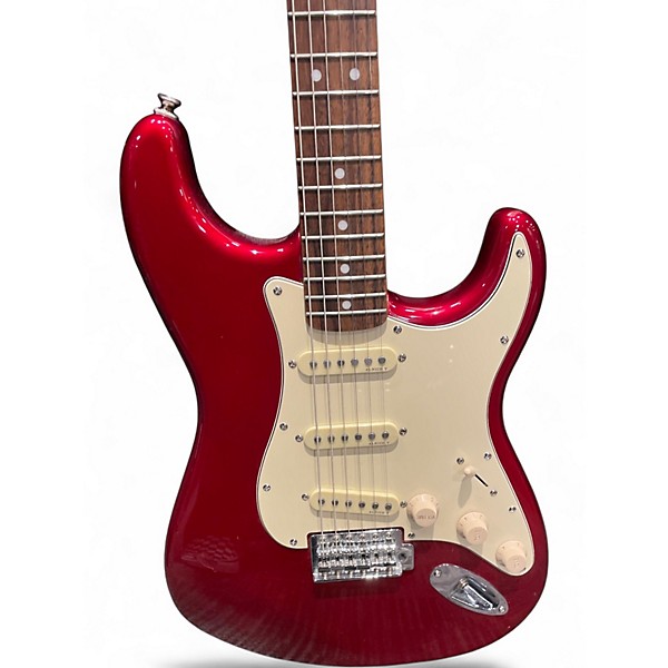 Used Squier Affinity Stratocaster Red Solid Body Electric Guitar