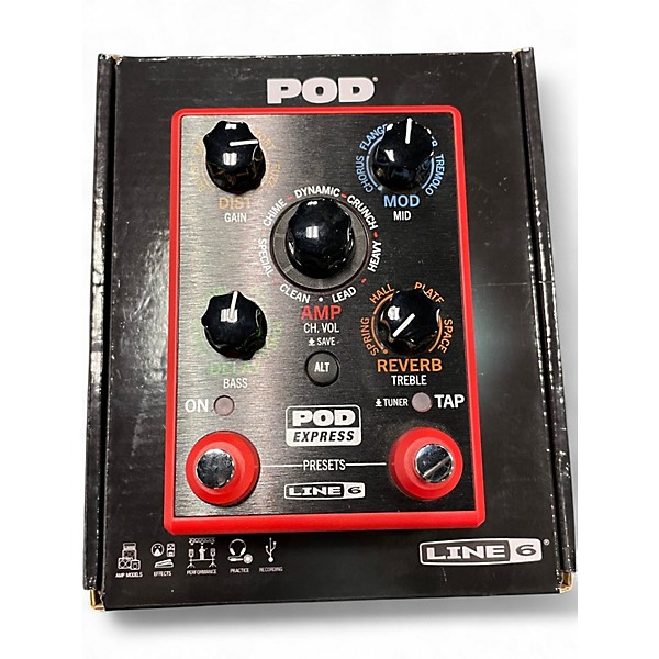 Used Line 6 Pocket Pod Express Amp Modeler Effect Processor