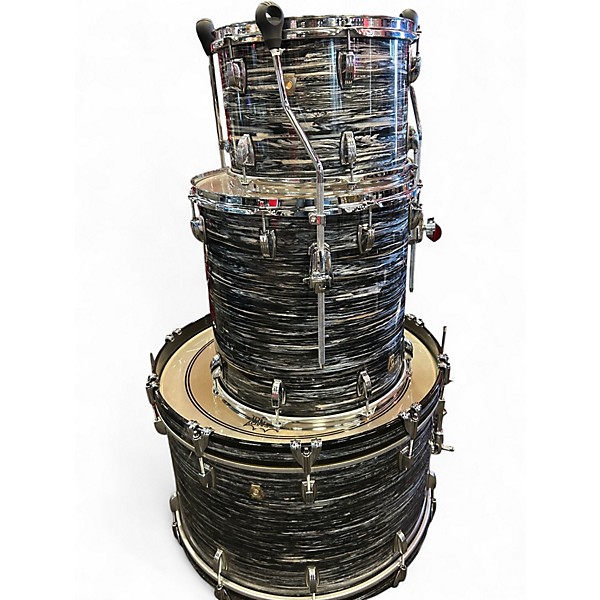 Used Ludwig 3 Piece Classic Maple Oyster Pearl Drum Kit