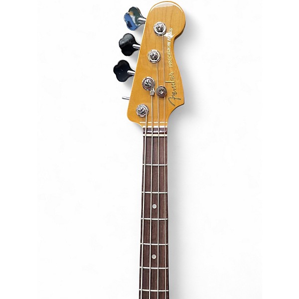 Used Fender American Ultra Precision Bass 3 Color Sunburst Electric Bass Guitar