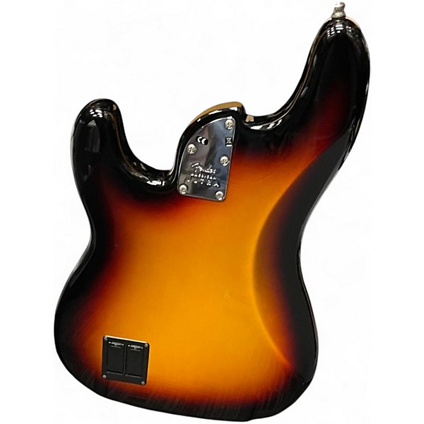 Used Fender American Ultra Precision Bass 3 Color Sunburst Electric Bass Guitar