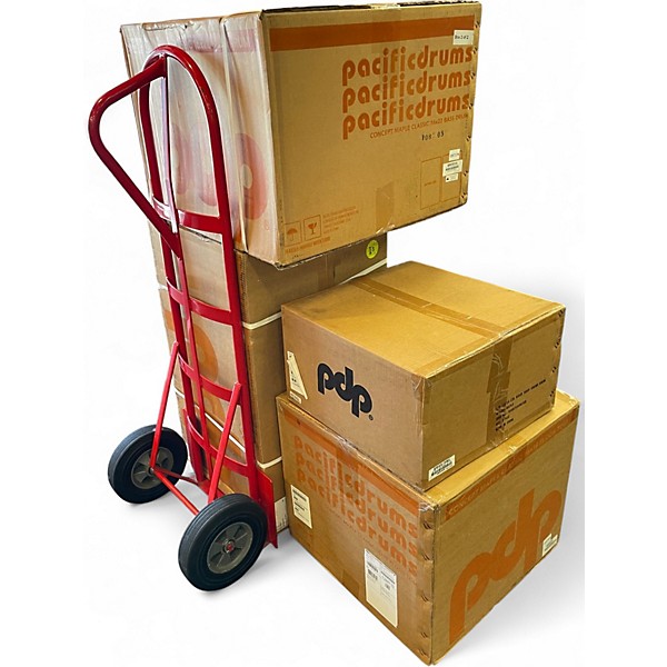 Used PDP by DW 5 Piece CONCEPT MAPLE CLASSIC Walnut Drum Kit