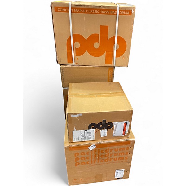 Used PDP by DW 5 Piece CONCEPT MAPLE CLASSIC Walnut Drum Kit