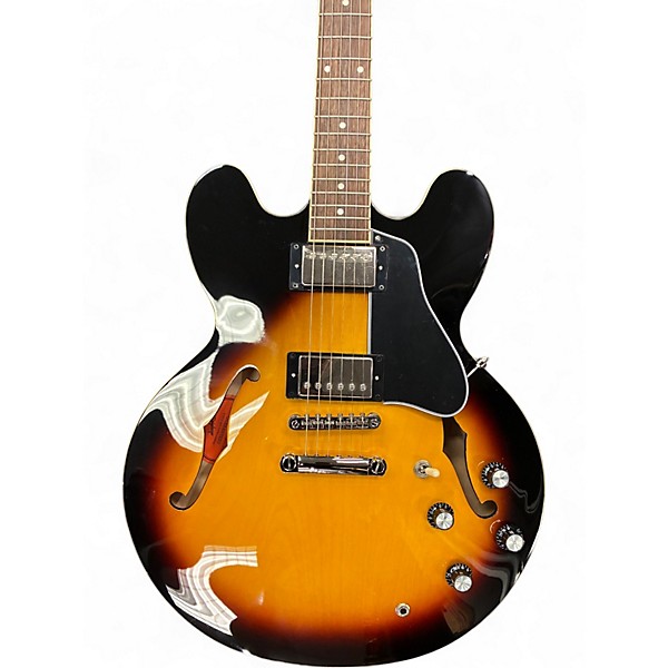 Used Epiphone ES335 Sunburst Hollow Body Electric Guitar