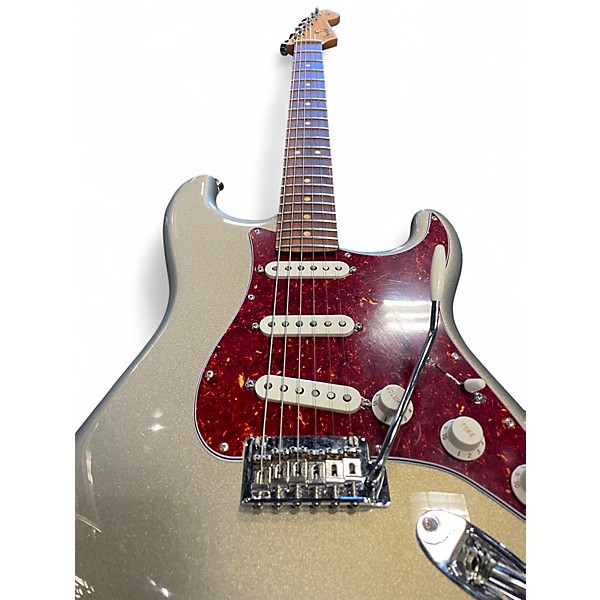 Used Fender Player Stratocaster Silver Sparkle Solid Body Electric Guitar