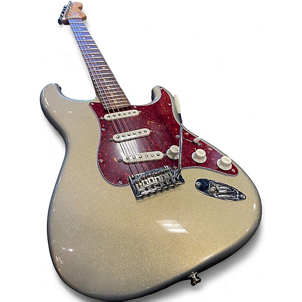 Used Fender Player Stratocaster Silver Sparkle Solid Body Electric Guitar