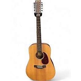 Used Martin DM12 Natural 12 String Acoustic Guitar