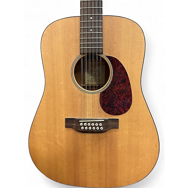 Used Martin DM12 Natural 12 String Acoustic Guitar
