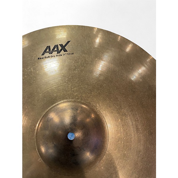 Used SABIAN 21in AAX Raw Bell Dry Ride Cymbal