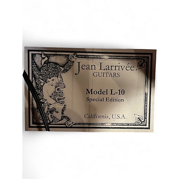 Used Larrivee L-10 Natural Acoustic Electric Guitar