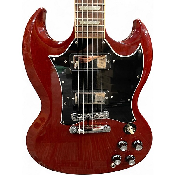 Used 2016 Gibson SG Standard Black Cherry Solid Body Electric Guitar